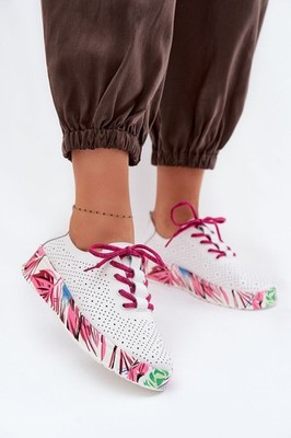 Stylische Plateau Sneaker Echt-Leder, Model 226493 Step in style
