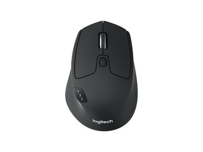 Logitech M720 Triathlon Multi-Device Wireless Mouse, Bluetooth, USB Unifying
