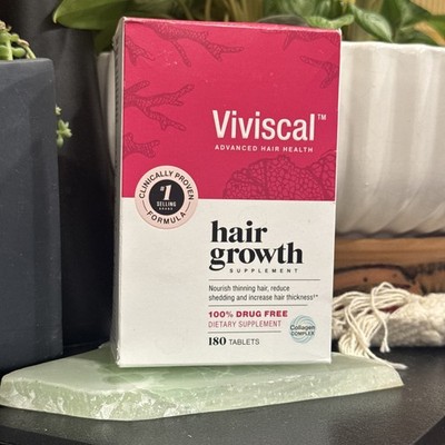 Vi vi-sc-al Hair Growth Supplement for Women 180 Tablets - (SHIPPED ORLANDO,FL)