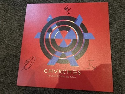 Chvrches The Bones Of What You Believe In SIGNED Vinyl