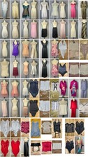 Lot Of 60 Pieces Vintage To Modern Nightgowns Nylon Silk Lace Robes Lingerie  