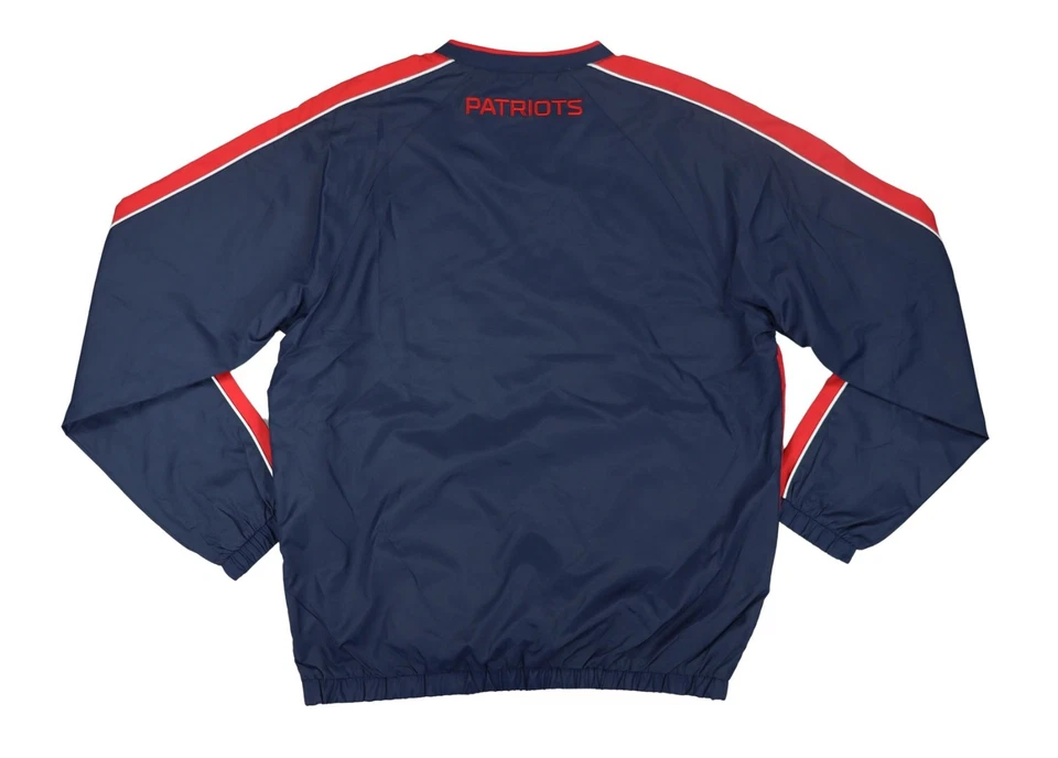 New England Patriots NFL Team Apparel Lightweight Windbreaker Men's Jacket NWT - Image 2 of 2