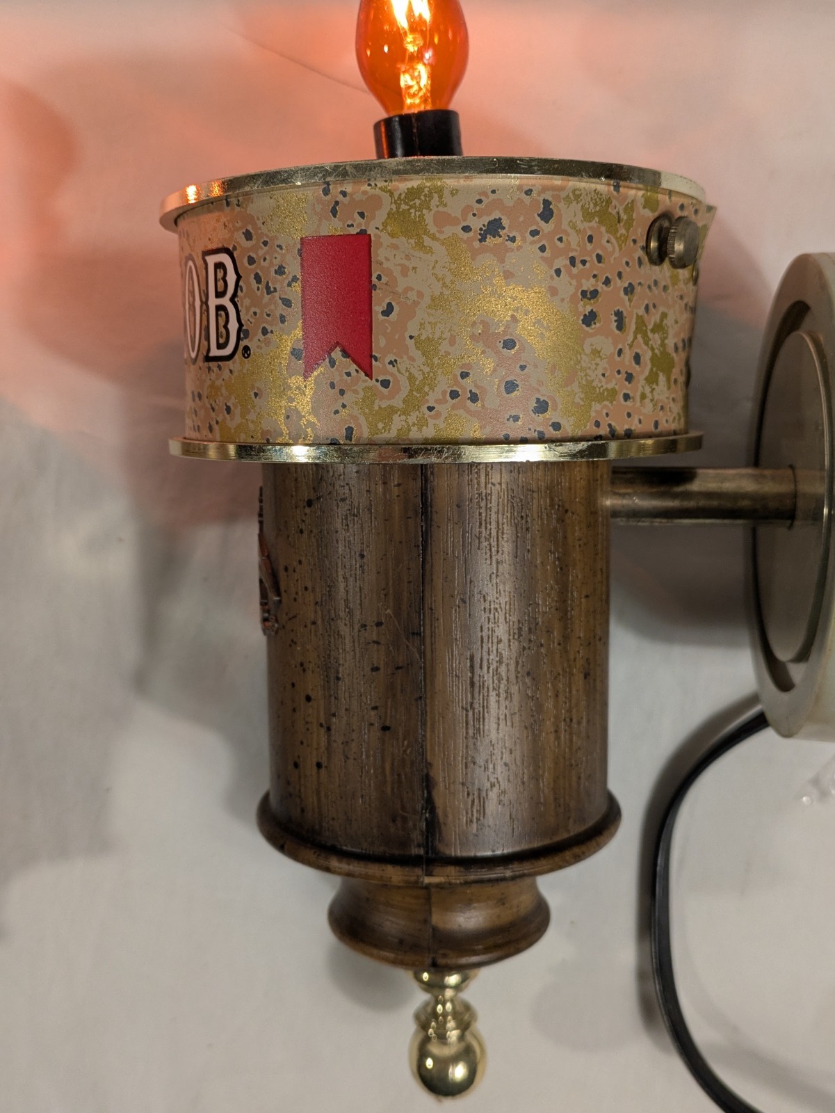  Vintage 1970's (3) Michelob Wall Sconces Bar Lights Tested Work *Read* 