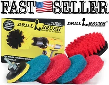 The Drill Brush Power Scrubber Multi-Purpose Cleaning Attachments Kit For Drills
