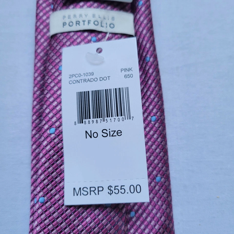 Men's Perry Ellis Designer Neck Tie - Image 4 of 4