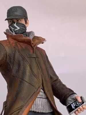【未開封※箱損傷】WATCH DOGS/フィギュア/エイデン・ピアース Aiden Pearce Watch Dogs Action Figure PVC Collectible Model
