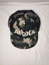 Hurley ALOHA Snapback Hat Cap Green Camouflage Camo Mesh Back Trucker YOUTH Adj.