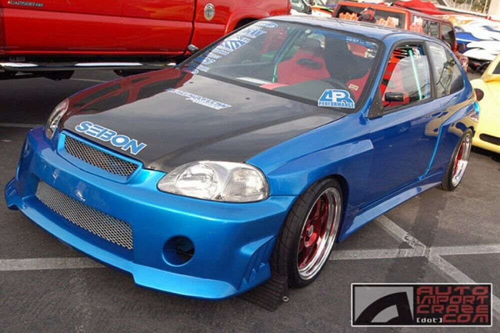 96-98 Honda Civic OE-Style Seibon Carbon Fiber Body Kit 96-98 Honda Civic OE-Style Seibon Carbon Fiber Body Kit