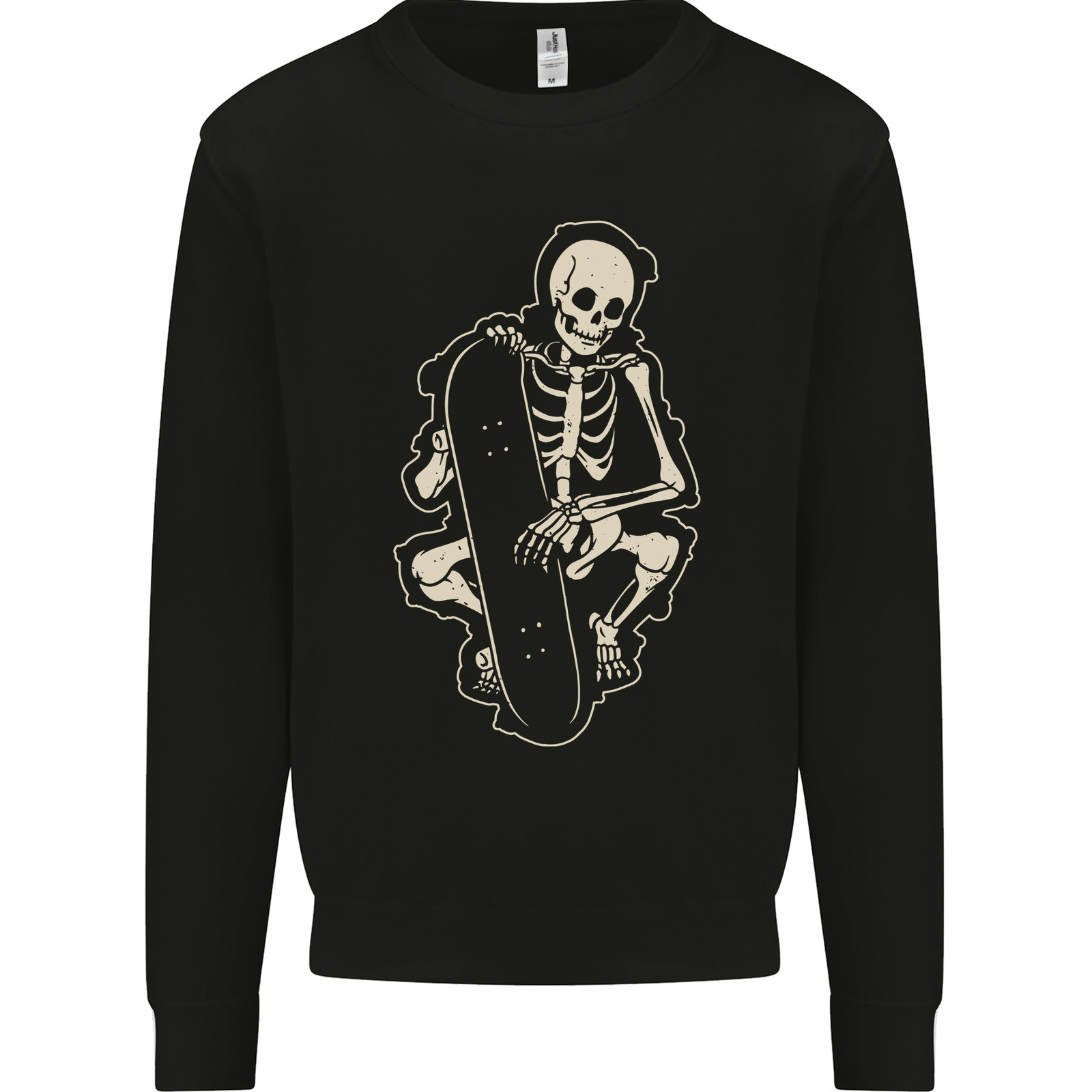 Skater Esqueleto Skateboard Skate Hombre Jersey Sudadera
