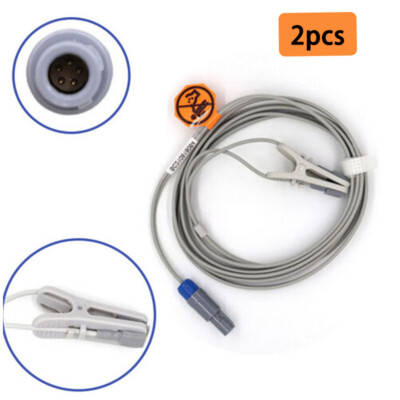 5-Pin Adult Veterinary ear clip spo2 probe fit for CONTEC Pulse Oximeter CMS6000