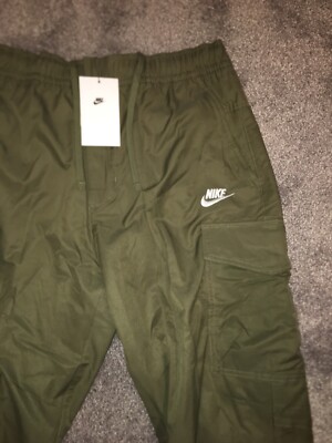 Nike NSW Sportswear Woven Unlined Utility Cargo Pants Green Size