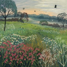 Jo Grundy - Summer's Eve - Canvas Print Wall Art - 3 sizes available