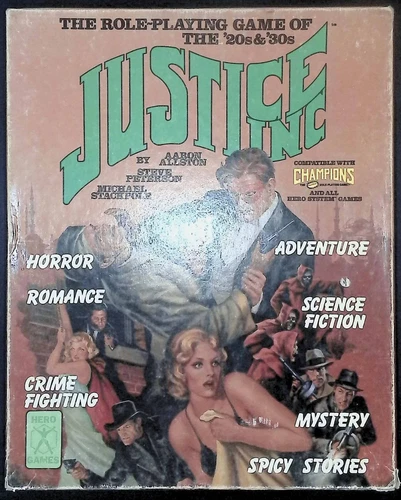 Justice Inc. Roleplaying Game Hero Games