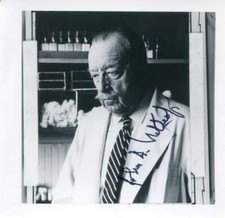 John Howard Northrop autograph Nobel Prize in Chemistry 1946, signed photo