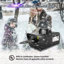 1byone 650W Snow Machine Wired Remote Control O0000-0811 - BLACK