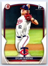 2023 1st Bowman Draft #BD-25 Dylan Questad Minnesota Twins BASEBALL Card