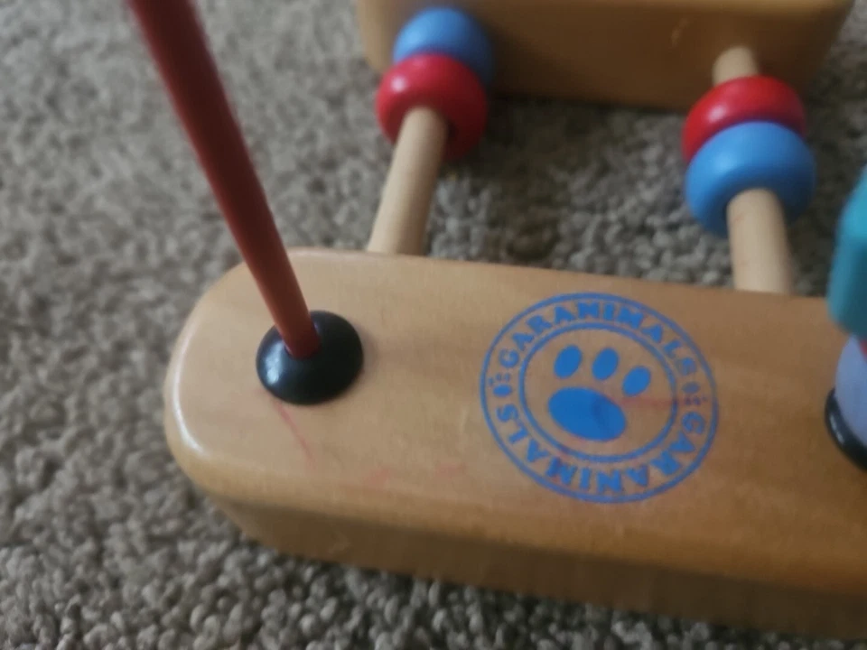 Garanimals Juguete Clásico Cuentas de Madera Laberinto Montaña Rusa Juguete Educativo  Foto 4 de 4