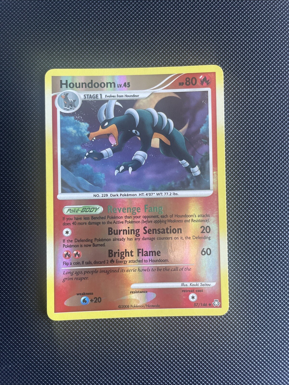 Houndoom | 57/146 | Reverse Holo | Legends Awakened | Pokemon Card LP/NM