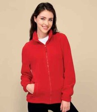 Sols Ladies North Fleece Jacket Full Zip Winter Warm Outdoor Zip Pockets 54500