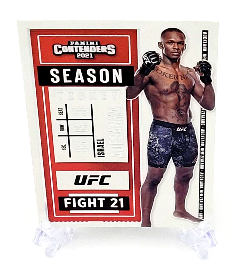 2021 Panini Chronicles Contenders Ticket UFC Israel Adesanya #5