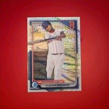 2024 Bowman Chrome MB 1st Bowman Vladimir Asencio #BCP-227 (MOJO) Boston Red Sox