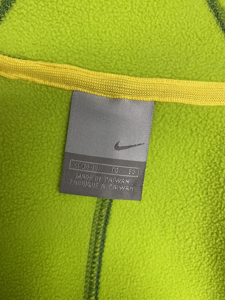 Sudadera Vintage Nike Juvenil Cuello Forrada de Vellón Cremallera Completa Talla XL (16-18) Foto 4 de 4