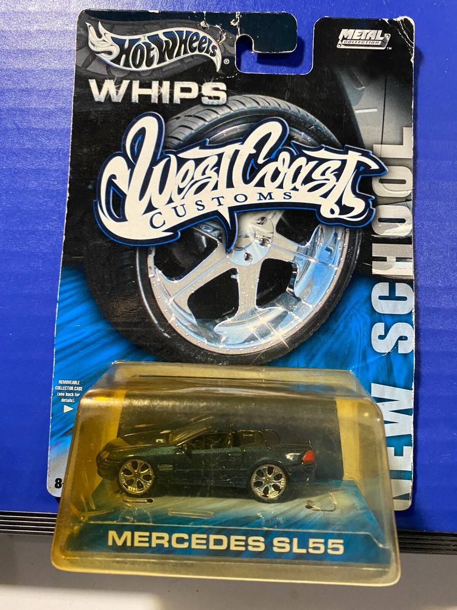 1/64 HOT WHEELS WHIPS WEST COAST CUSTOMS MERCEDES SL55 BLUE | eBay
