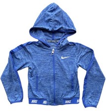 Nike Dri-Fit Blue Jacket Boys Girls - Size XS 4 