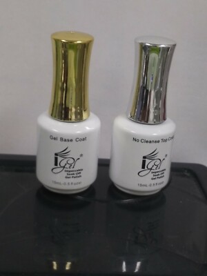 Igel Impeccable Soak off Gel - Base coat + No-wipe top coat. Brand new
