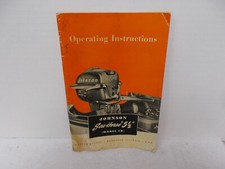 1955 SEA HORSE OPERATING INSTRUCTIONS / MODEL CD