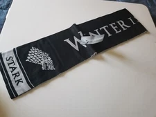 GAME OF THRONES HOUSE STARK WINTER IS COMING ACRYLIC SCARF HBO 64 IN LENGTH