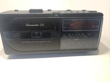 Realistic Chronosette-273 Model 12-1581 Digital Clock Radio and Cassette Player