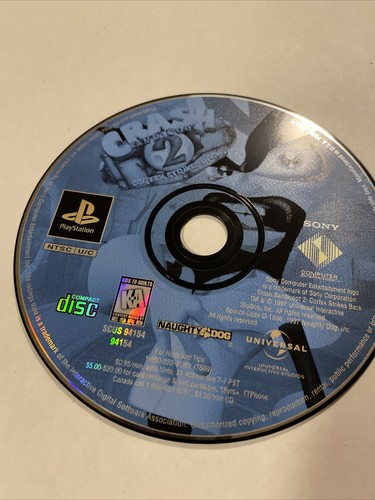 Crash Bandicoot 2: Cortex Strikes Back (Playstation 1) PS1 Disc Only Tested! - Picture 5 of 14