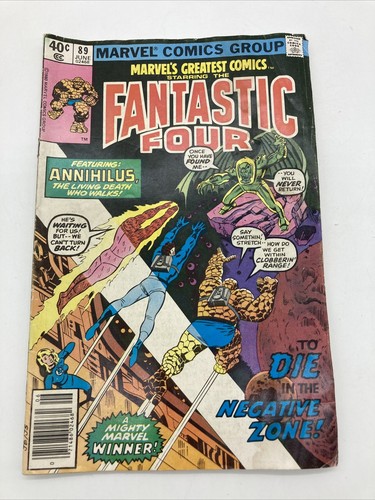 Marvel's Greatest Comics #89 Starring The Fantastic Four Negative Zone June 1980