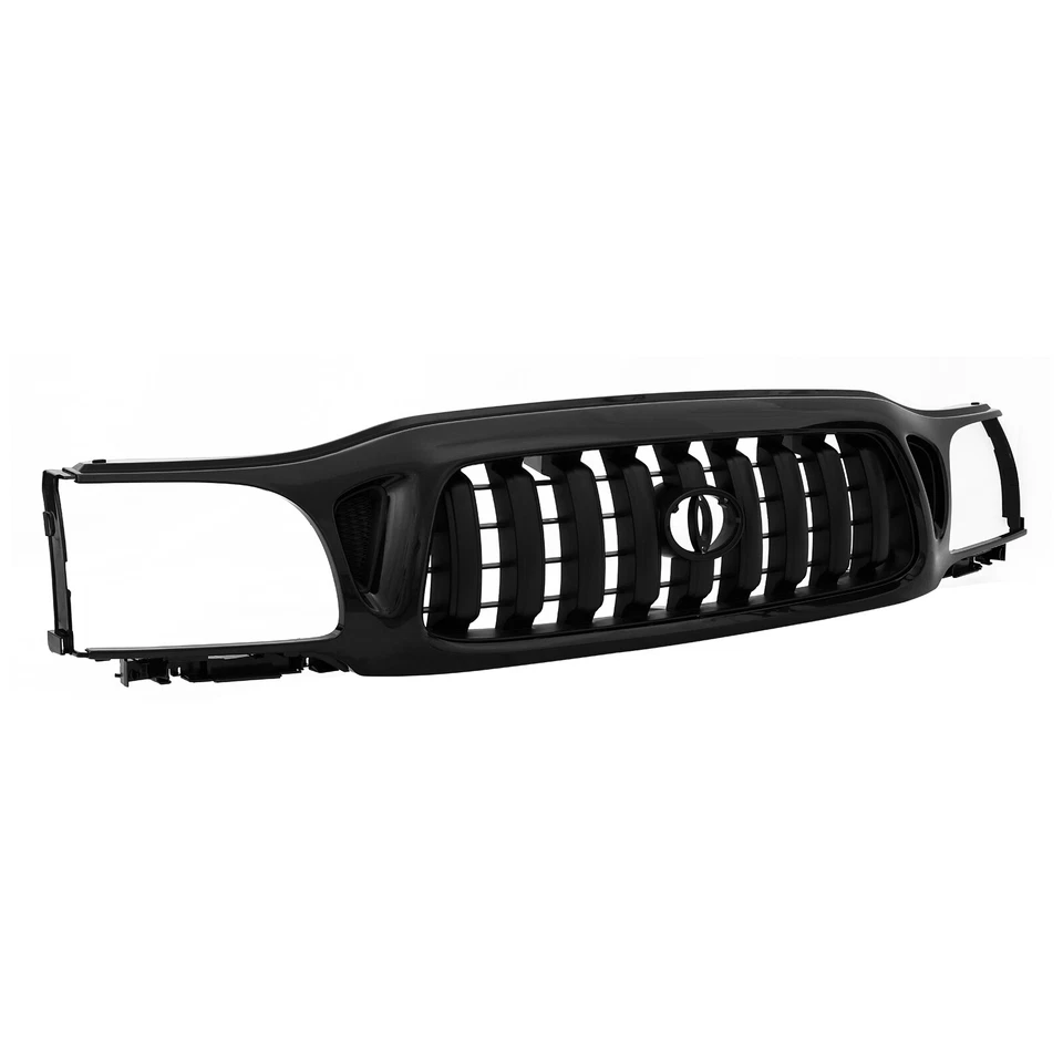 Front Bumper Grille For 2001-2004 Toyota Tacoma Black Plastic Grill Foto 4 de 4