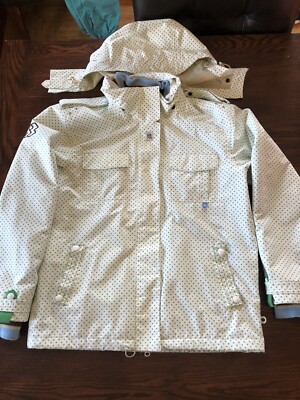Special Blend Women’s Small 10k Snowboard Ski Jacket Hood White Green