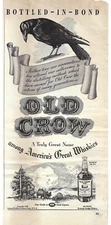 1938 Old Crown America’s Great Whiskies Kentucky Vintage Magazine Print Ad