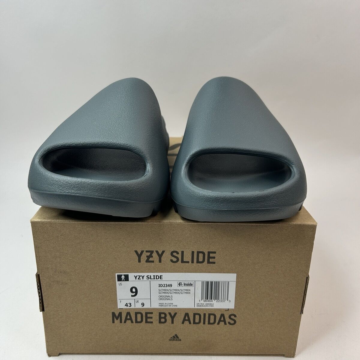 Adidas Yeezy Slide “Slate Marine” ID2349 Brand New Men's 9 Adidas Yeezy Slide “Slate Marine” ID2349 Brand New Men's 9