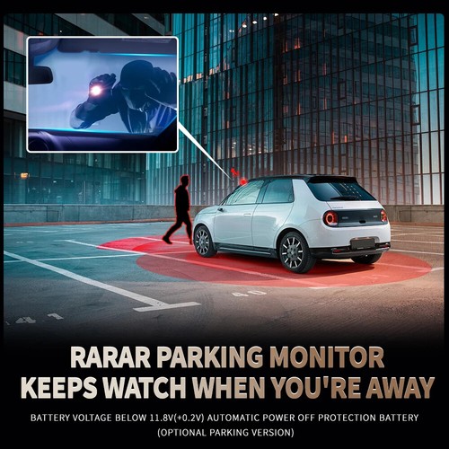 2K 1440P Dash Cam for Car DVR 4CH 360 Camera Parking Monitor & GPS Night Vision - Picture 5 of 26