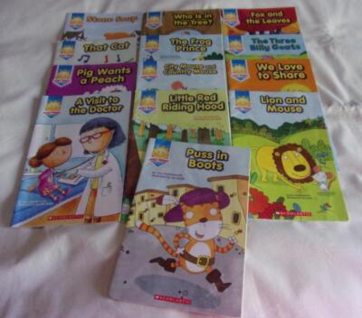 HUGE set of 13 Just-Right Leveled Readers books