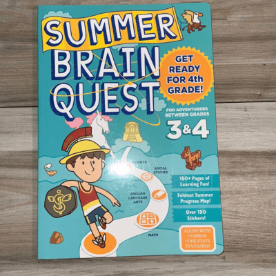 Summer Brain Quest: Between Grades 3 & 4 by Persephone Walker (English) Paperbac