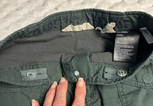 L.O.G.G. Label of graded goods H&M green cargo pants Size 9-10 Adj Waist Lined - Picture 5 of 14