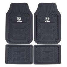 4pc Dodge Ram All Weather Pro Heavy Duty Rubber Floor Mats Set Official Licensed