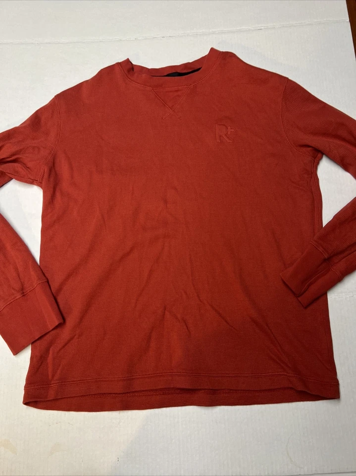 Camisa Rocawear Térmica Waffle Manga Larga Hombre XXL Rojo Logo en el Pecho Foto 2 de 4