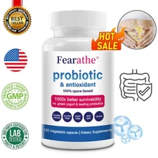 Probiotic & Antioxidant - Spore-Based Digestive and Immune Support - Gluten Free