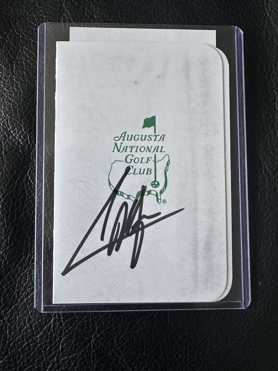 クレール・アスティックス　直筆サイン『アメリス』リトグラフ 大判 0709I Collin Morikawa Signed JSA Autographed Masters Augusta National
