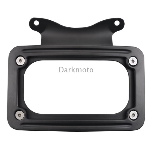 Rear License Plate Frame Black Bracket For Harley Touring Road Glide Road King - Picture 9 of 12