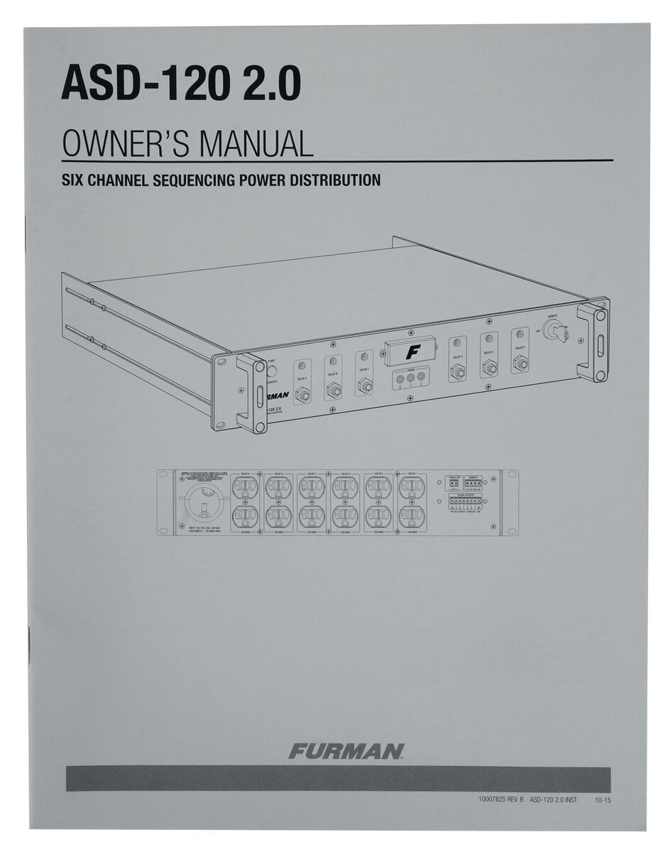 Furman ASD-120 2.0 6-Channel Power Distributor