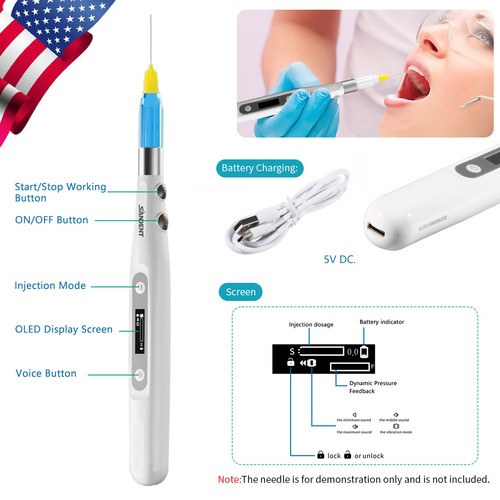 USA Woodpecker Style Pen Dental Painless Oral Local Anesthesia Delivery Device - Picture 13 of 22