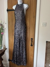French Connection Purple Sequin Long Dress.10 Occasion,prom,vacation.whimsigoth